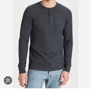 Rhone Waffle Henley Shirt